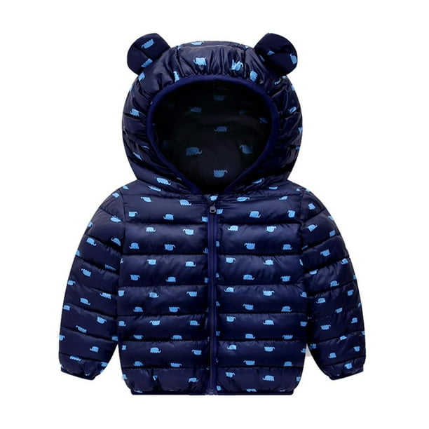 Ryan Toys Review Kids Boys Winter Long sleeve hooded zip cardigan coat outerwear
